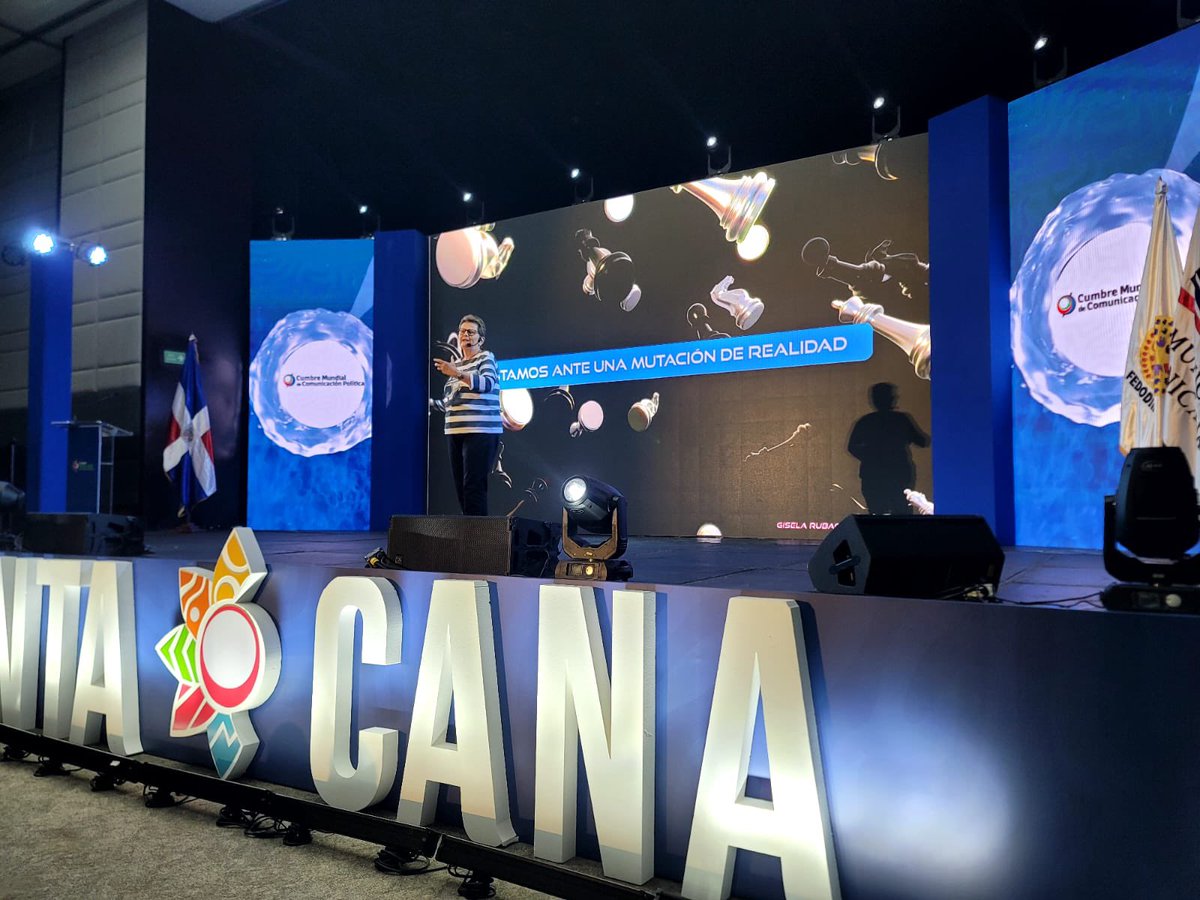 Fercho Trejo Lugo (@ferchotrejo) on Twitter photo “El votante ya no razona, reacciona” así lo dijo la gran <a href="/GiselaRubach/">Gisela Rubach</a> en su conferencia “Metaestrategia: Controlar el caos electoral en la era artificial” en la #CumbrePuntaCana “El votante ya no razona, reacciona” así lo dijo la gran <a href="/GiselaRubach/">Gisela Rubach</a> en su conferencia “Metaestrategia: Controlar el caos electoral en la era artificial” en la #CumbrePuntaCana