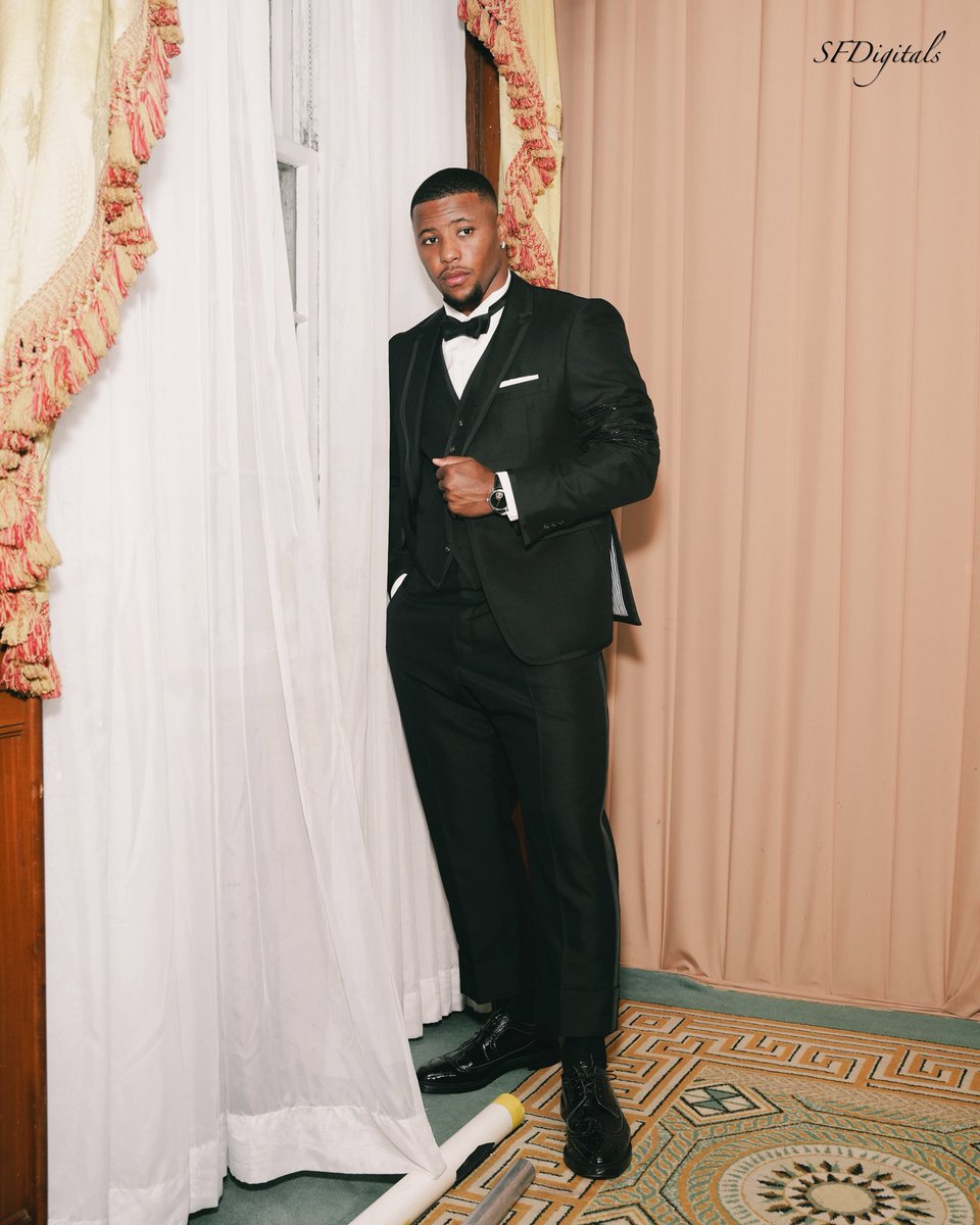 SFDigitals's tweet image. Saquon for Met Gala 2025 📸🔥 : Tailoring Black Style
Styled by: @Lesusmcphearson