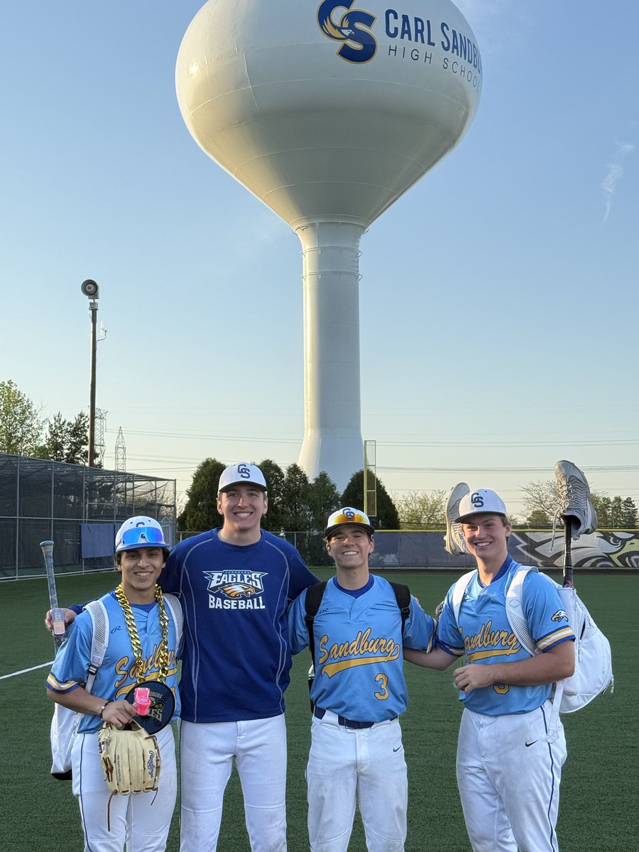 Eagles beat Marian Catholic  10-2
Lucas Rosas picks up the win striking out 8 and giving up 4 hits and no runs

Quinn Durkin 3-4 3R 3RBI
Ryan Evoy 3-4  1R
Nick Morsovillo 2-4  2 run HR. 1 R

Eagles improve to 14-8