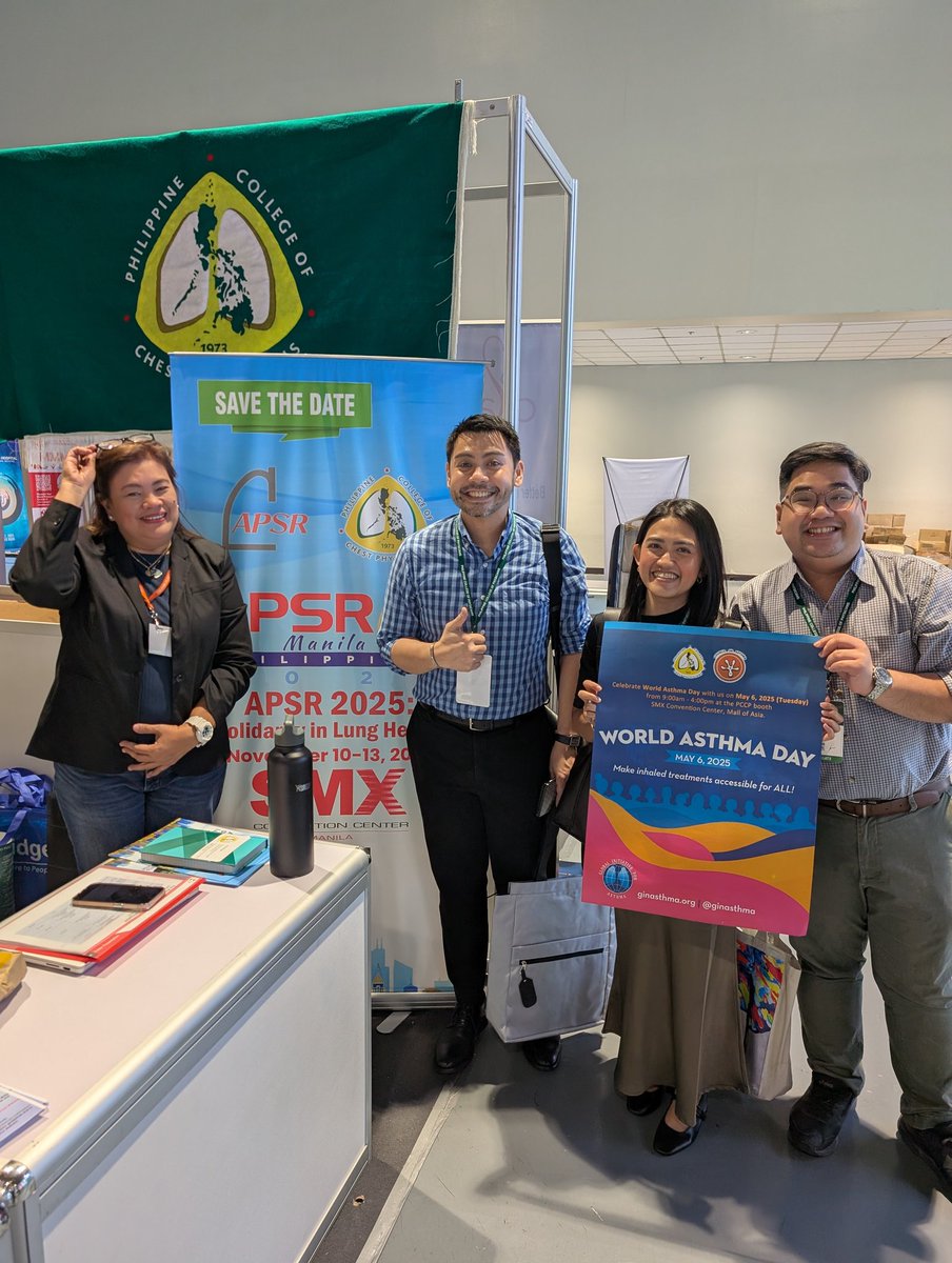 Today is #WorldAsthmaDay! 🫁 If you're attending the #pcp2025ac today, drop by the <a href="/philchestorg/">PCCP</a> booth to celebrate and get a chance to win raffle prizes. 🤩