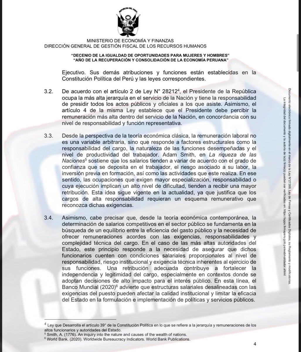 una_reportera's tweet photo. #ULTIMO Dina Boluarte quiere subirse el sueldo. 

Informe del Ministerio de economía y finanzas pondera sueldos de otros cargos públicos y estima que sueldo de mandataria debería ser de 35 mil 568 soles

@CcorrienteW https://t.co/QH3cNGrHhZ