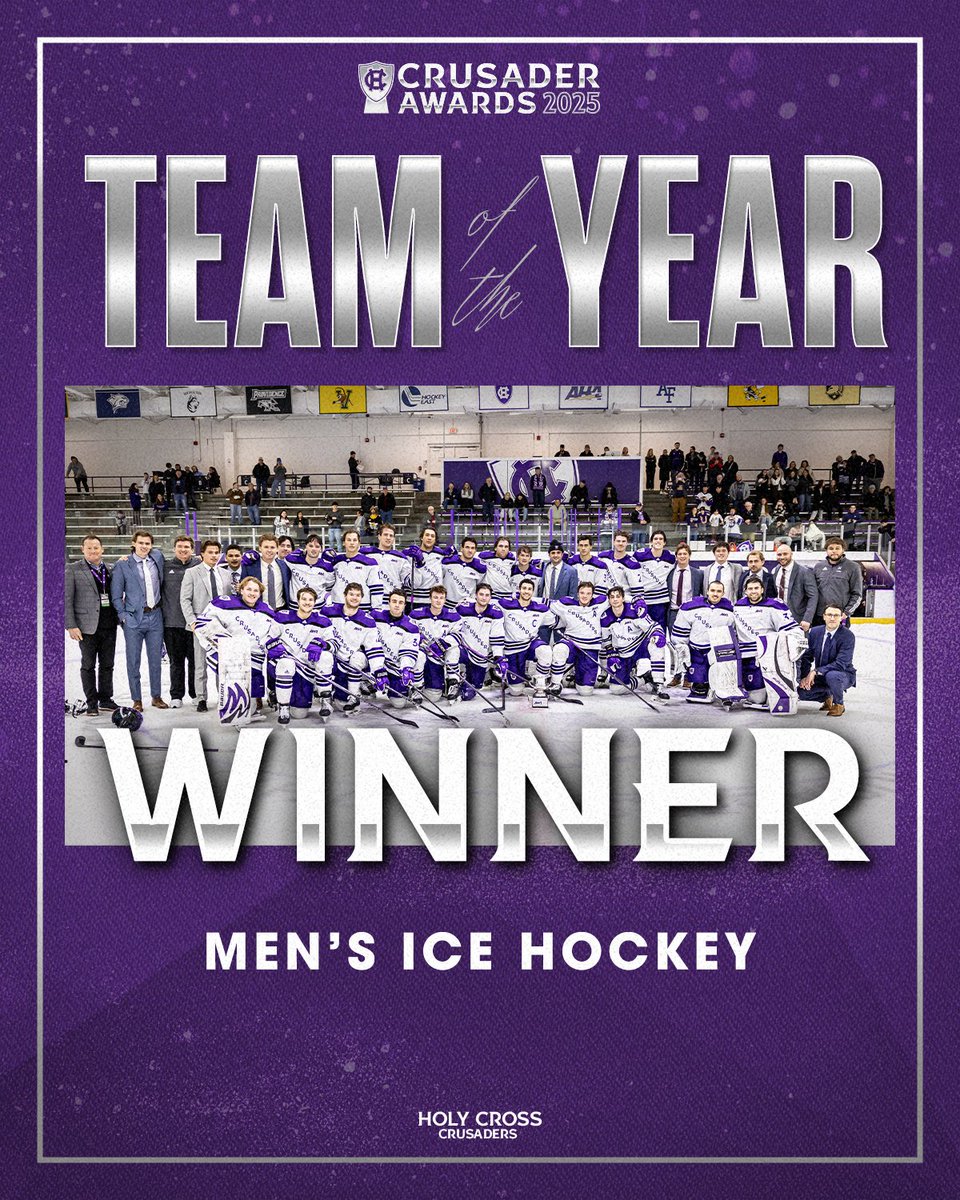 Holy Cross Athletics (@goholycross) on Twitter photo A regular season championship, an appearance in the AHA Championship, and a record 16 straight unbeaten streak ๐ฏ
Men's ice hockey is the Team of the Year!
#GoCrossGo | <a href="/HCrossMHockey/">Holy Cross M. Hockey</a> A regular season championship, an appearance in the AHA Championship, and a record 16 straight unbeaten streak ๐ฏ
Men's ice hockey is the Team of the Year!
#GoCrossGo | <a href="/HCrossMHockey/">Holy Cross M. Hockey</a>