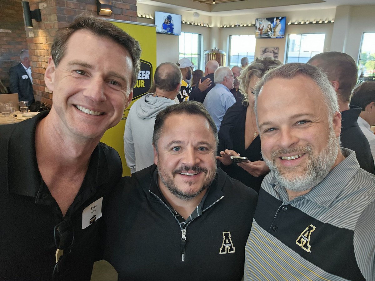 Larken Egleston (@larken) on Twitter photo The future of <a href="/AppState_FB/">App State Football</a> is looking bright. Great to meet new HC <a href="/Dowell_Loggains/">Dowell Loggains</a> tonight <a href="/oldemeckbrew/">The Olde Mecklenburg Brewery & Biergarten</a> for the Mountaineer Spring Tour stop in #CLT. #AppState The future of <a href="/AppState_FB/">App State Football</a> is looking bright. Great to meet new HC <a href="/Dowell_Loggains/">Dowell Loggains</a> tonight <a href="/oldemeckbrew/">The Olde Mecklenburg Brewery & Biergarten</a> for the Mountaineer Spring Tour stop in #CLT. #AppState
