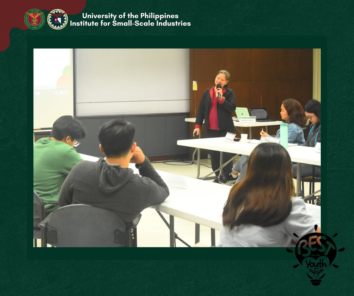 The BEST for the Youth program by UP ISSI is empowering young minds with real-world business skills! On April 26 &amp; May 3, participants explored Digital Marketing with Amrei Dizon and learned Basic Accounting with TEED’s Maria Fe Reyes.
#UPISSI #BESTfortheYouth #YouthEntrepreneurs