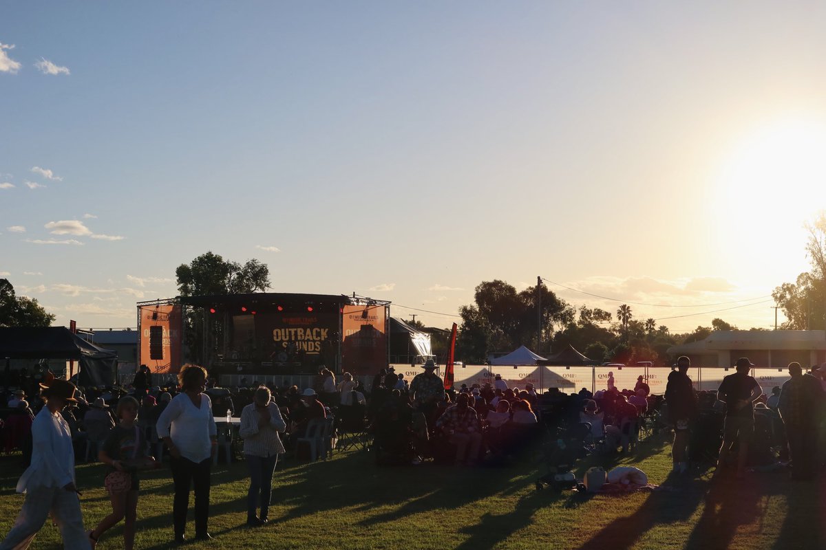 Nine Year Sister (@nineyearsister) on Twitter photo OUTBACK SOUNDS!
We had such an epic trip out to Charleville last weekend to perform for the <a href="/qldmusictrails/">Qld Music Trails</a> 😍🎶
Thanks for having us!!! 🙏
~NYS OUTBACK SOUNDS!
We had such an epic trip out to Charleville last weekend to perform for the <a href="/qldmusictrails/">Qld Music Trails</a> 😍🎶
Thanks for having us!!! 🙏
~NYS