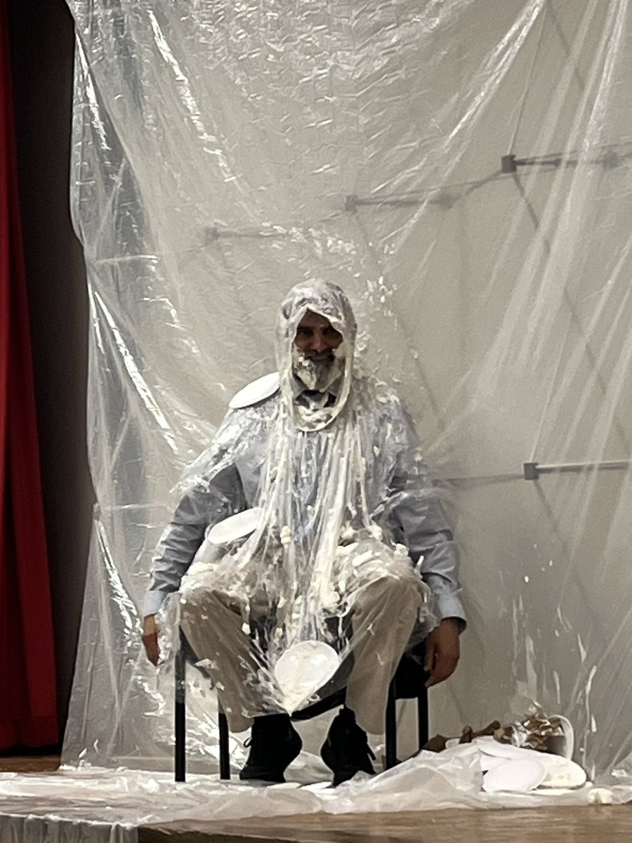 Scholars earned pie in the face with <a href="/MrJadSalameh/">Jad Salameh</a> for meeting their MAP stretch goals <a href="/KlondikeLane/">Klondike Lane</a> <a href="/MrBoyer134/">Mr. Mark Boyer</a>