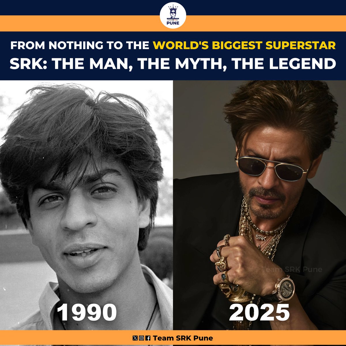 It's SRK's world and we are living in it 🌎♥️