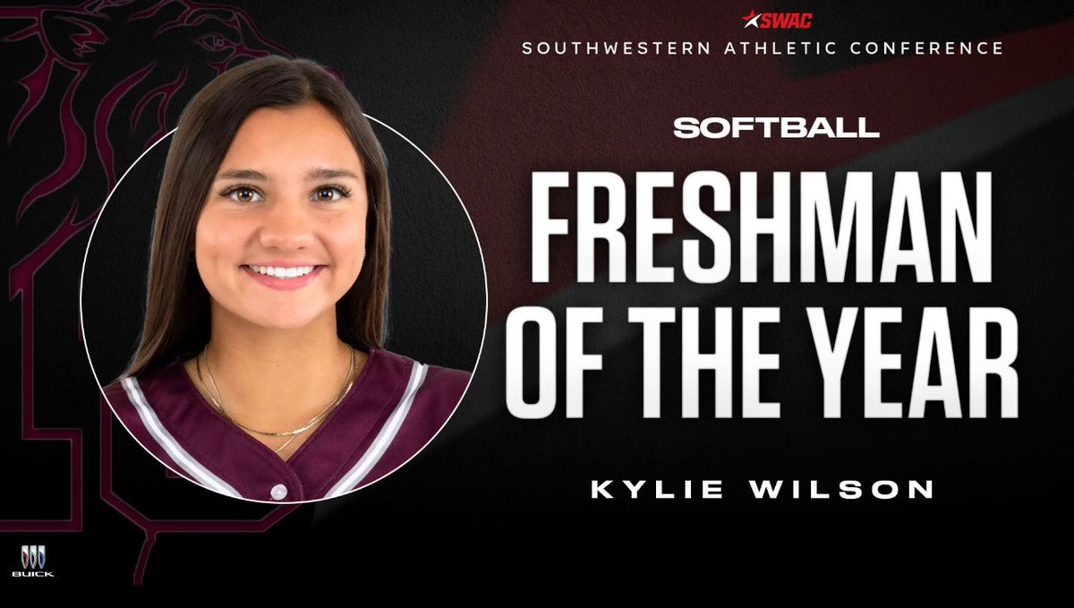 TXSO_Softball's tweet image. Congrats to Kylie Wilson on being named Freshman of the Year and making 
ALL-SWAC 1st Team &amp;amp; 2nd Team