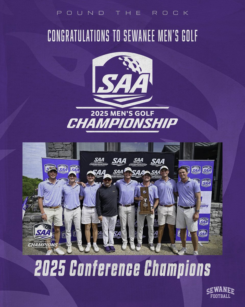 It’s been a banner spring season on the Mountain! Congratulations to Women’s Lacrosse, Women’s Tennis, Men’s Tennis, and Men’s Golf for their SAA Championships! And best of luck in the NCAA Tournaments!
—————————
#PoundTheRock🪨🔨
#Gonnaneedabiggertrophycase
#YSR