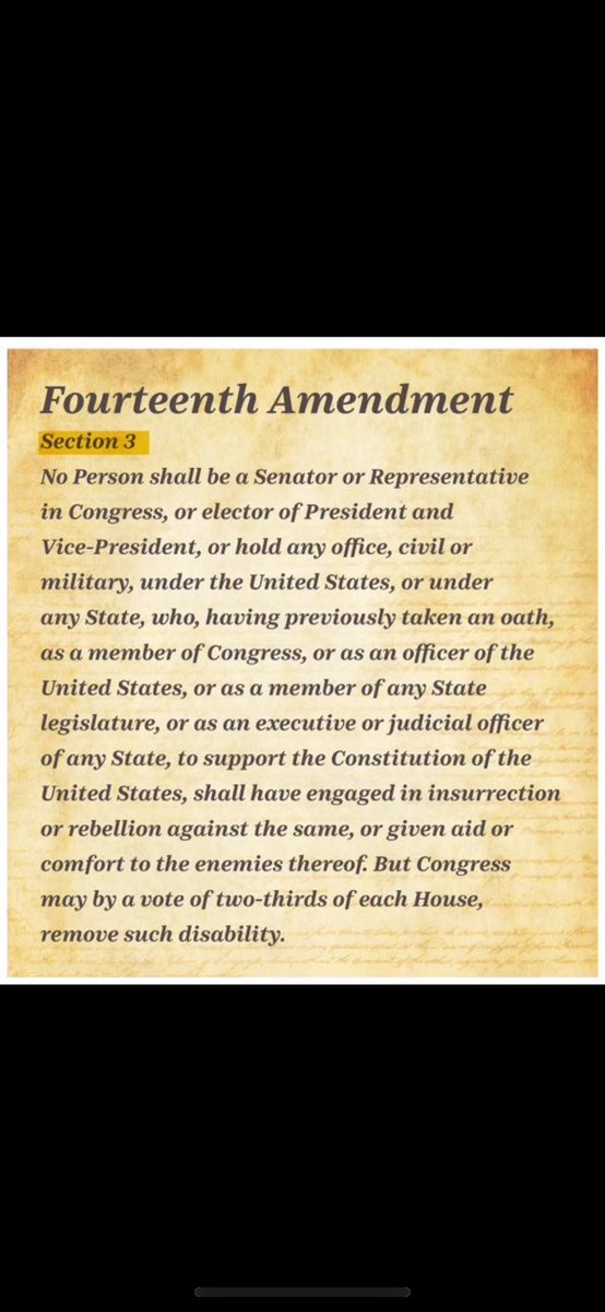 Ingridebap's tweet image. Let’s stick to the facts &amp;amp; not arguments that are invalid, circumvented or not supported in the actual text of the #14thAmendmentSection3