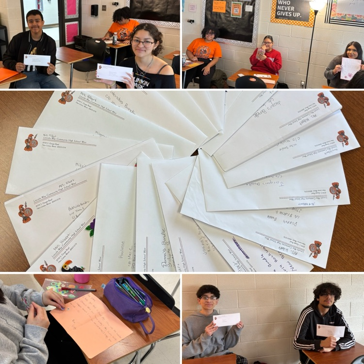 Students in Mrs. Hilbert’s class practiced proofreading, using appropriate tone and word choice, and considering audience by writing letters through the program Love for Our Elders (@loveforourelders).