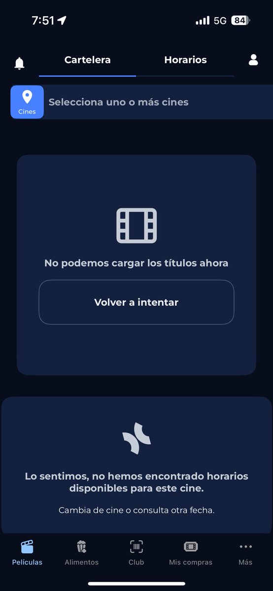 netomgo's tweet photo. Hey @Cinepolis @AyudaCinepolis su app no funciona, ya lleva como una hora sin mostrar datos de funciones https://t.co/KxxHcQYifD