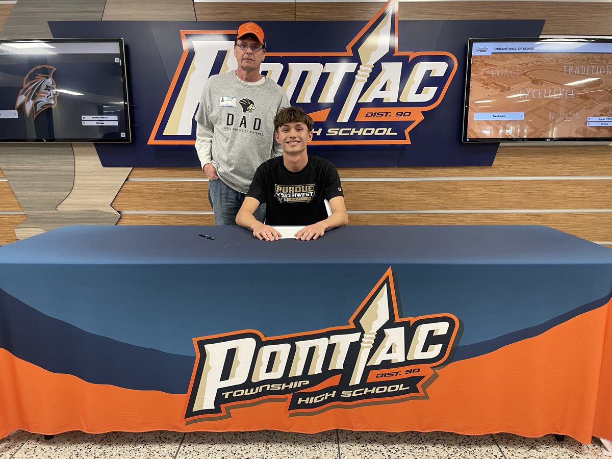 PTHS senior Jeremy Melton has signed to continue his education and track &amp; field career at Purdue Northwestern! Congratulations, Jeremy! #IndianPride