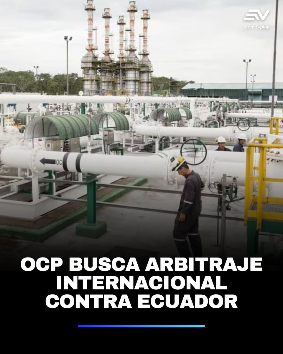 📌 La empresa Oleoducto de Crudos Pesados (OCP) demandó al Gobierno ecuatoriano en el centro de arbitraje internacional del Banco Mundial (BM) después de que no se renovara su concesión. ▶️ bit.ly/4k6BABr