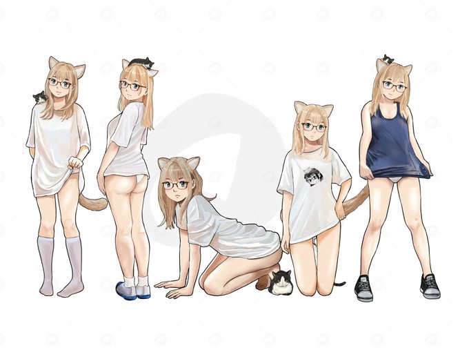 #ゴールデンウィークSNS展覧会2025 金髪猫娘 