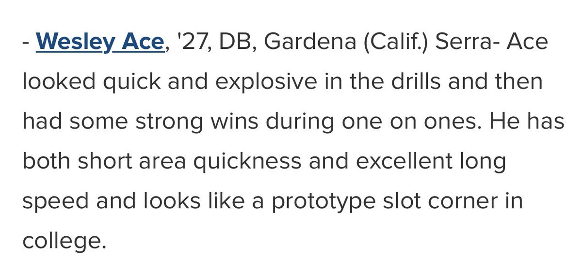 Thank you!@247recruiting <a href="/247Sports/">247Sports</a> <a href="/GregBiggins/">Greg Biggins</a> <a href="/BlairAngulo/">Blair Angulo</a> <a href="/BrandonHuffman/">Brandon Huffman</a> 
<a href="/recruitcoachmc/">Mike Clayton</a> <a href="/LMBPINKY/">Ivan (Coach Pinky) Stephenson</a> <a href="/AASRHerreraSWFL/">Nicholas Herrera</a> <a href="/CoachDMinor/">Coach Minor/Coach D</a> <a href="/latsondheimer/">eric sondheimer</a>