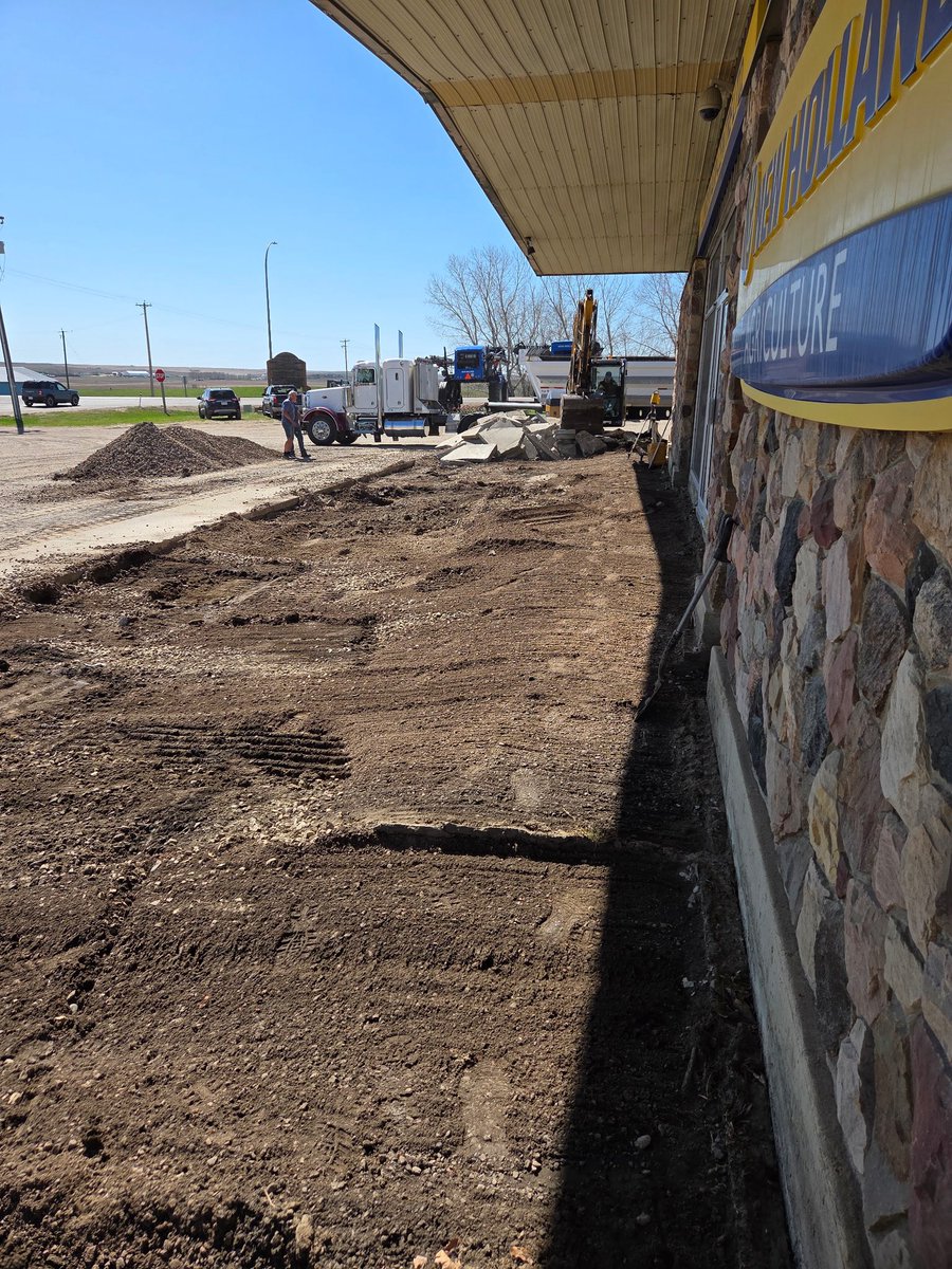 The ownership of Agri centre Ltd would like to thank our customers and congratulate our employees. After years of planning Agri centre Ltd is proud to announce our front end renovations &amp; expansion at our Linden dealership has begun, shovels in the ground today!Come check it out!