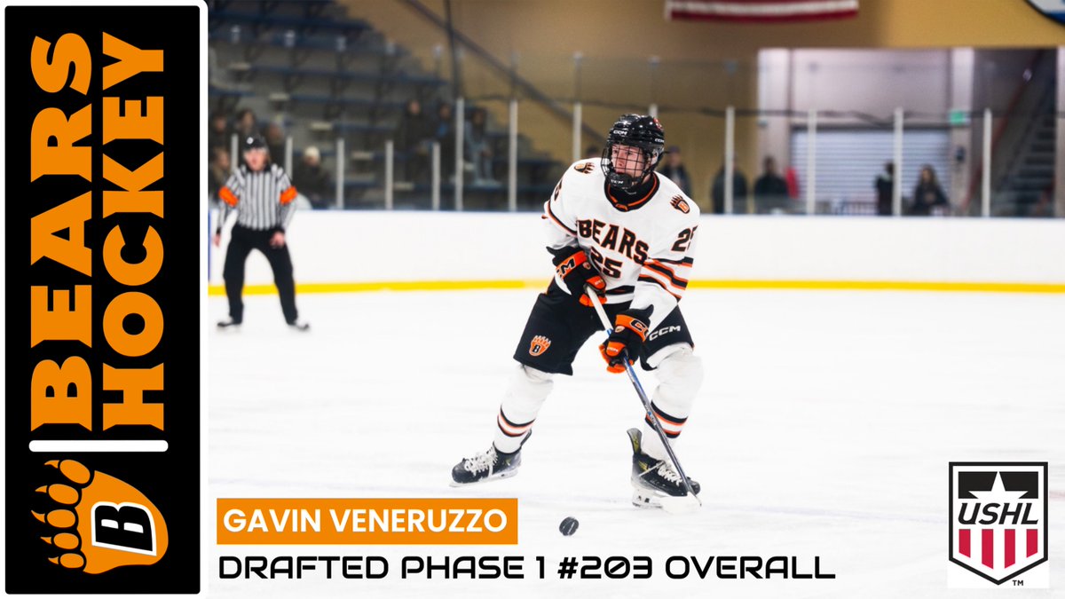 Congratulations Gavin Veneruzzo! #BearsHockey