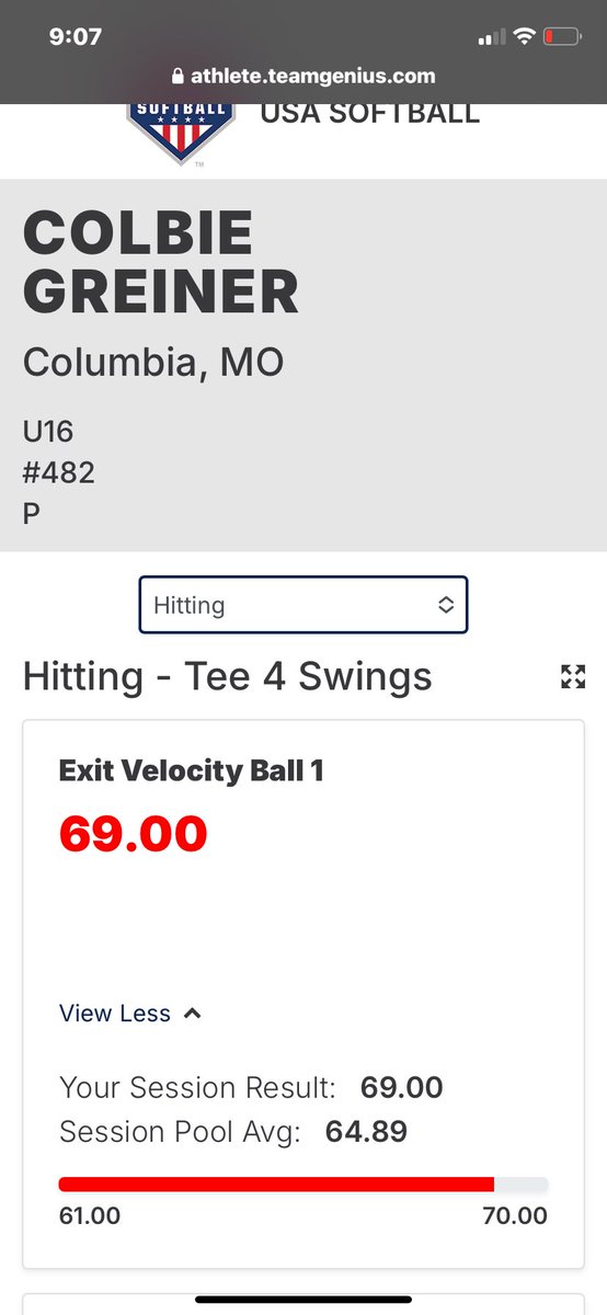 ColbieGreiner's tweet image. I had a great time at Mizzou for the USA evaluations!🇺🇸