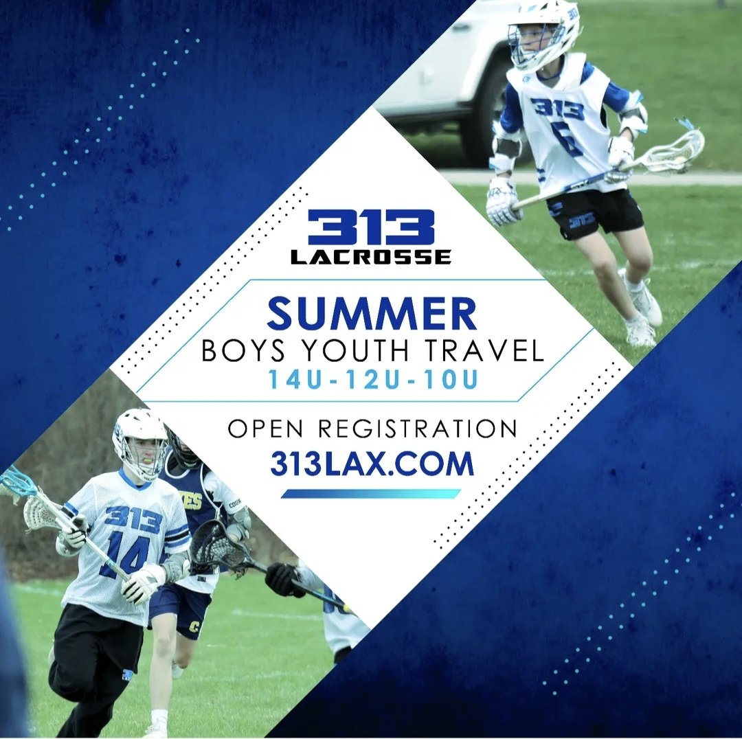 313 Lacrosse (@313lax) on Twitter photo Looking for high level player development without breaking the bank?  Move up to 313 this summer. Experience the best value in the game from Michigan's longest running travel program. 14U, 12U, 10U.
313lax.com Looking for high level player development without breaking the bank?  Move up to 313 this summer. Experience the best value in the game from Michigan's longest running travel program. 14U, 12U, 10U.
313lax.com