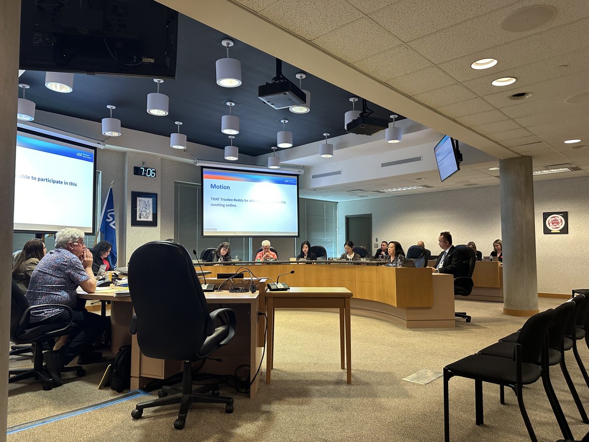 Steve Cardwell (he/him) (@myphronesis) on Twitter photo <a href="/VSB39/">Vancouver School Board</a> Trustees vote to not allow <a href="/reddyforchange/">JenniferReddy</a> to attend the meeting virtually even though this has occurred in the past and is common practice around the province. #bced #bcpoli #publicvoice #democracy <a href="/VSB39/">Vancouver School Board</a> Trustees vote to not allow <a href="/reddyforchange/">JenniferReddy</a> to attend the meeting virtually even though this has occurred in the past and is common practice around the province. #bced #bcpoli #publicvoice #democracy