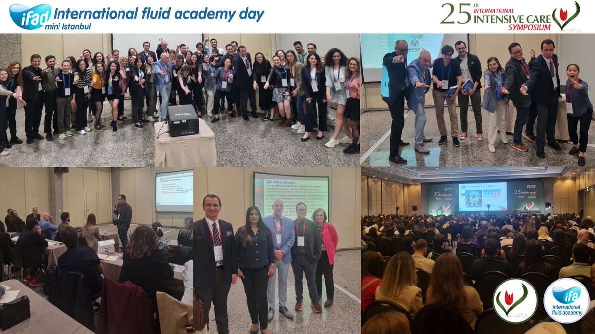 What an incredible IFADmini in Istanbul! 🇹🇷

A heartfelt thank you to all the brilliant speakers, the dedicated organizing committee, and especially to Prof. Tughan Utku (<a href="/tughanutku66/">tughan utku</a>), President of the Turkish Society of Intensive Care, for your warm hospitality and leadership