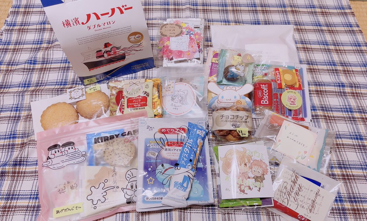 【  お礼  】

5/3スパコミ、買ったり喋ったり差し入れくださったりして本当にありがとうございました！夢のような時間でした😢🌷

通販で欲しいとのお声もいただいたので、お時間いただくかもしれないのですが、必ずお手元に届くようやってみようと思います✊