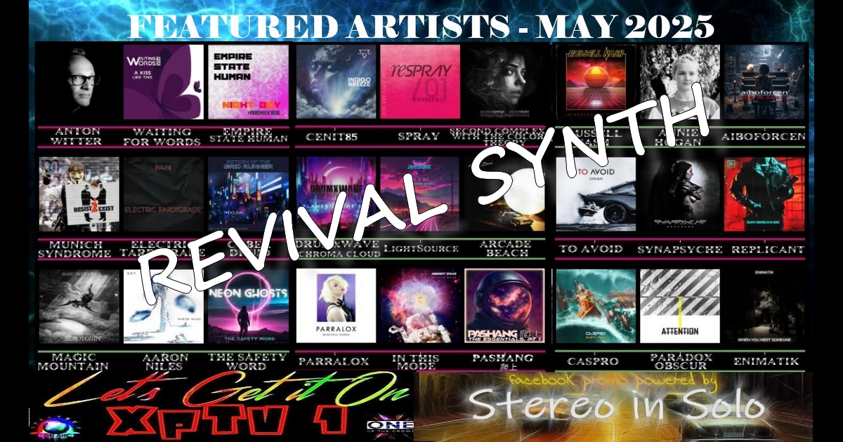 STEREO in SOLO (@stereo_in_solo) on Twitter photo ๐
๐๐๐๐๐๐๐ ๐๐๐๐๐๐๐ <a href="/RevivalSynth/">๐ฟ๐ฒ๐๐ถ๐๐ฎ๐น๐ด๐บ๐ฏ๐ต๐ฉ.๐ค๐ฐ๐ฎ</a> ๐๐๐ ๐๐๐๐
revivalsynth.com
<a href="/blume_music/">Niels Blume</a> <a href="/Awitter1Anton/">Anton Witter</a> <a href="/MunichSyndrome/">David Roundsley</a> <a href="/magicmountainuk/">Magic Mountain</a> <a href="/_thesafetyword/">The Safety Word band</a> <a href="/spraypopmusic/">๐ฆ๐ฃ๐ฅ๐๐ฌ</a> <a href="/DRUMxWAVE/">DRUMxWAVE</a> <a href="/Parralox/">Parralox</a> #SecondComplex with <a href="/colortheory/">Color Theory</a>
& <a href="/Waiting_4_Words/">Waiting For Words</a>
waitingforwords.bandcamp.com/album/a-kiss-lโฆ ๐
๐๐๐๐๐๐๐ ๐๐๐๐๐๐๐ <a href="/RevivalSynth/">๐ฟ๐ฒ๐๐ถ๐๐ฎ๐น๐ด๐บ๐ฏ๐ต๐ฉ.๐ค๐ฐ๐ฎ</a> ๐๐๐ ๐๐๐๐
revivalsynth.com
<a href="/blume_music/">Niels Blume</a> <a href="/Awitter1Anton/">Anton Witter</a> <a href="/MunichSyndrome/">David Roundsley</a> <a href="/magicmountainuk/">Magic Mountain</a> <a href="/_thesafetyword/">The Safety Word band</a> <a href="/spraypopmusic/">๐ฆ๐ฃ๐ฅ๐๐ฌ</a> <a href="/DRUMxWAVE/">DRUMxWAVE</a> <a href="/Parralox/">Parralox</a> #SecondComplex with <a href="/colortheory/">Color Theory</a>
& <a href="/Waiting_4_Words/">Waiting For Words</a>
waitingforwords.bandcamp.com/album/a-kiss-lโฆ