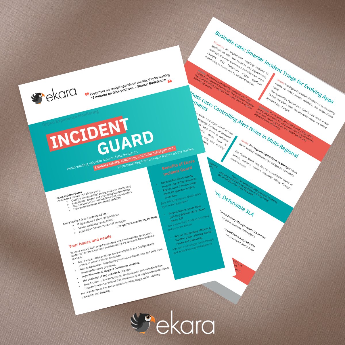 🚨 15 min lost/hour on false IT alerts. (Bitdefender)
False positives, alert fatigue, bad KPIs…

Take back control with Incident Guard:
🤖Smart AI triage
✅ Real incident validation
📊 Reliable SLA dashboards

🔗 eu1.hubs.ly/H0jRKLz0