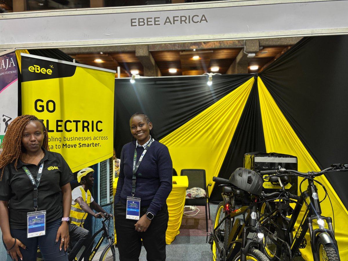 Day 1 of the #EMobility Stakeholders Conference kicked off strong! 🚲📷 We hosted PS Energy Alex Wachira, #KenyaPower's Joy Mdivo &amp; others at the eBee booth — real conversations on real solutions. #Electricbikes are shaping Kenya's clean, affordable transport future. 📷🌍#EMAK
