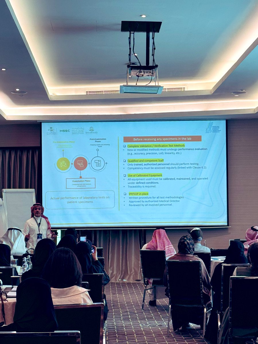 Talk 2: Navigating ISO15189, Mr. Mohammad Alghamdi from Saudi Accreditation Centre 🌷