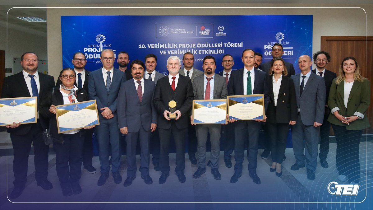 Sanayi ve Teknoloji Bakanlığı tarafından bu yıl 10’uncusu düzenlenen Verimlilik Proje Ödülleri’nde Savunma Sanayi Kategorisinde birinci olduk ve toplam 4 ödül kazandık!

Düzenlenen ödül töreninde Genel Müdürümüz Prof. Dr. Mahmut F. Akşit, "Operasyonel Mükemmellik ve Yalın İmalat