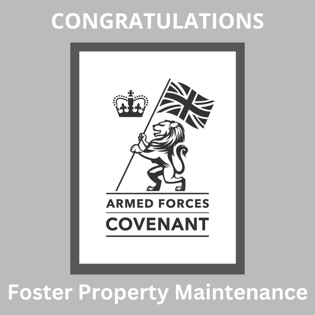 Congratulations to Foster Property Maintenance on signing the Armed Forces Covenant.
#ArmedForcesCovenant
#ForOurForces