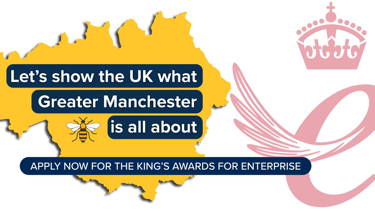 Let’s do this for #GreaterManchester 👑

The King’s Awards for Enterprise 2026 is now open for entries. 

Discover how you can achieve the Royal Seal of Approval 

Entries now open for 2026 here: businessgrowthhub.com/resources/how-…

#KingsAwards
