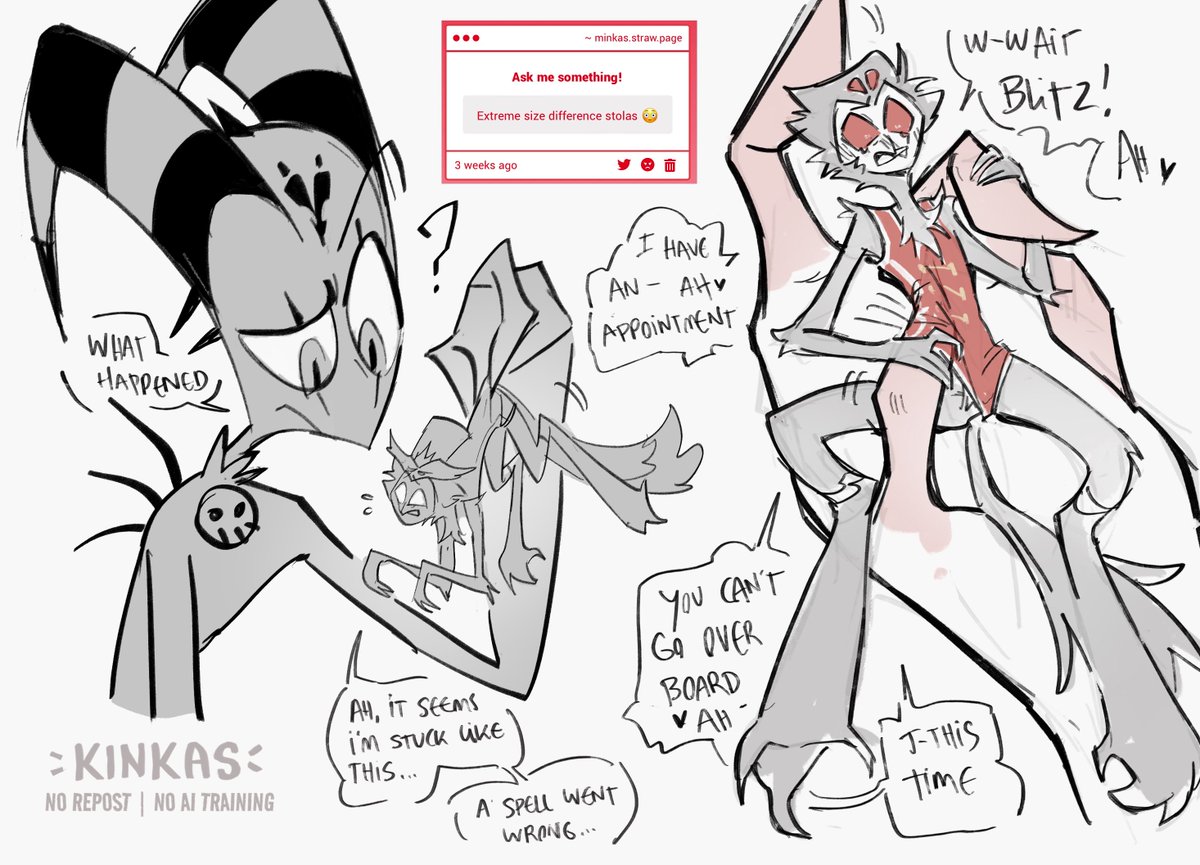 cw: nsfw stolitz, extreme size difference 
i also blame dokuro (@/6_o_c) for this