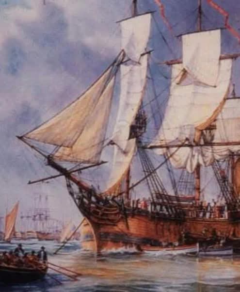 RobLooseCannon's tweet image. For centuries, Dublin Bay was a treacherous place for ships. Primitive sea walls left the harbour, and Liffey mouth almost unnavigable for larger vessels. So, no better man than the notorious Captain Bligh, of the Mutiny on the Bounty fame, to come to the rescue! 

Using his…