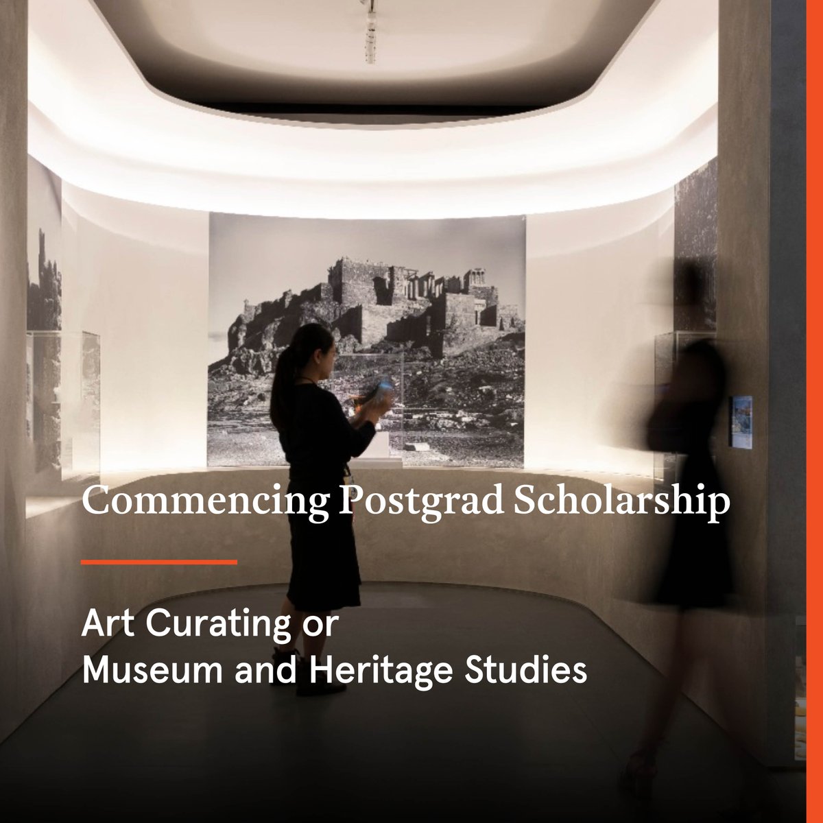 Students identifying as Aboriginal and/or Torres Strait Islander can now apply for an Art Curating or Museum and Heritage Studies Scholarship, valued at $10,000. For T&amp;Cs visit sydney.edu.au/scholarships/b…