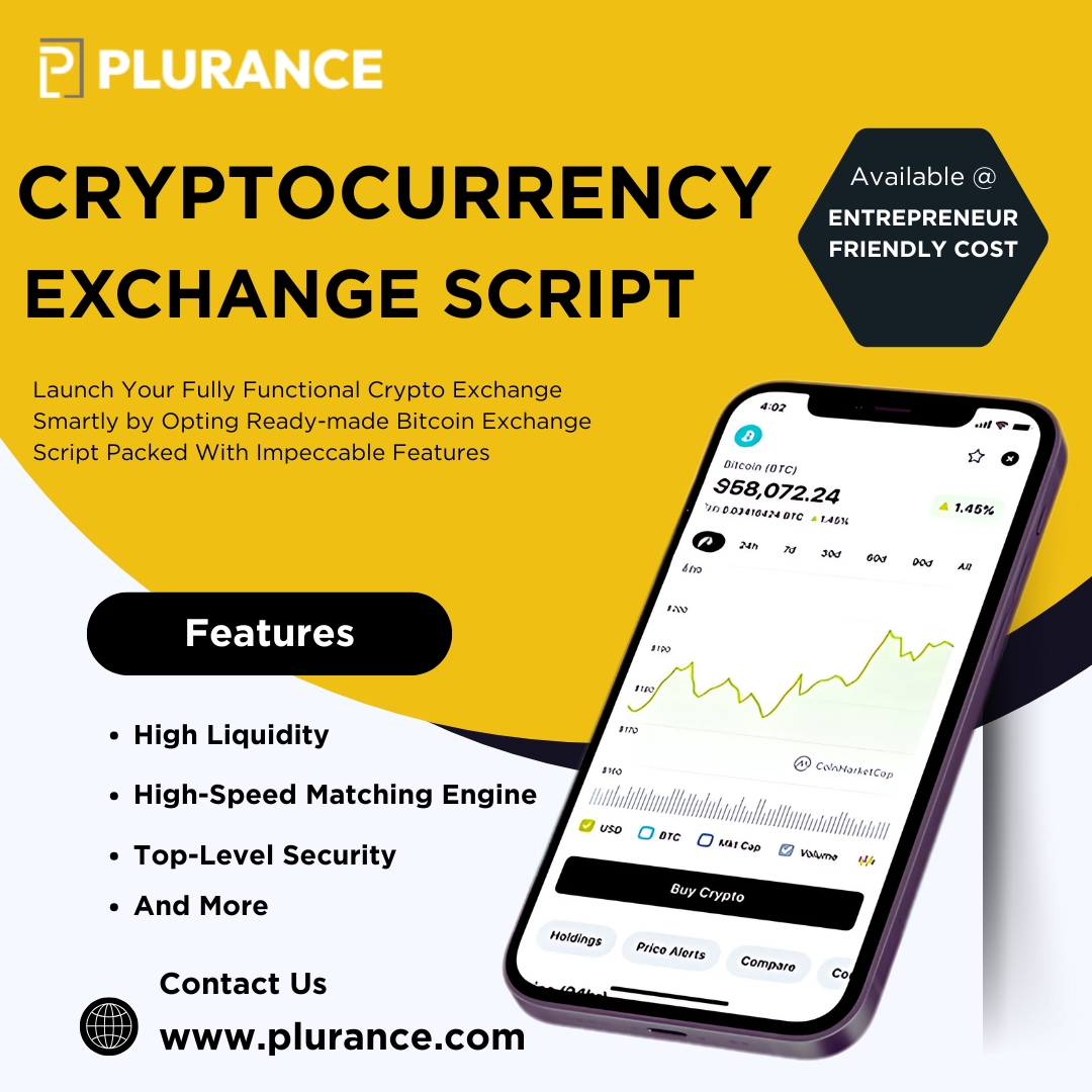 plurancetech's tweet image. 🚀 Dreaming of launching your #cryptoexchange that mint big bucks?
With #Plurance’s #CryptocurrencyExchangeScript, you can smartly create your crypto trading platform with top-market hit features @ startup friendly cost.
Visit - >plurance.com/cryptocurrency…
#USA #UK #germany