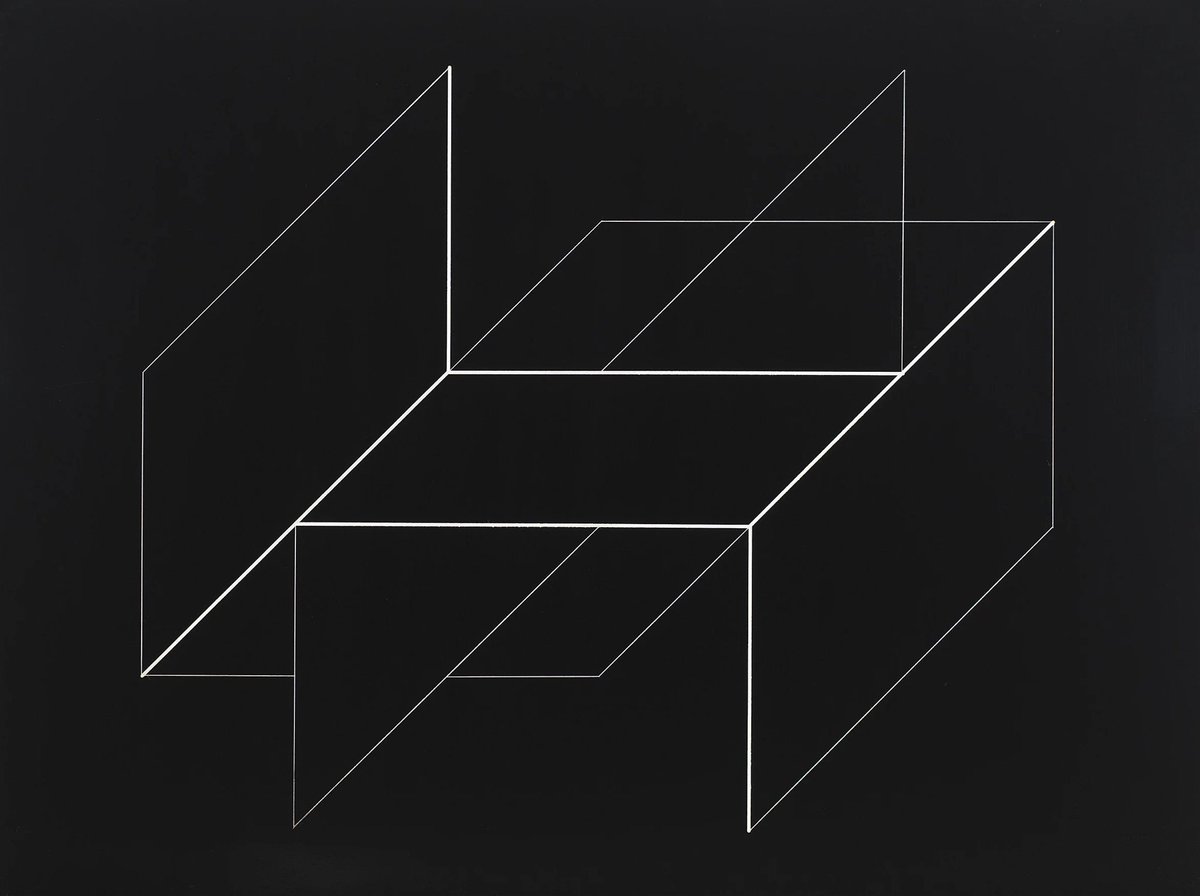Pixel0Symphony's tweet image. Josef Albers, Structural Constellation. ca. 1955-62.