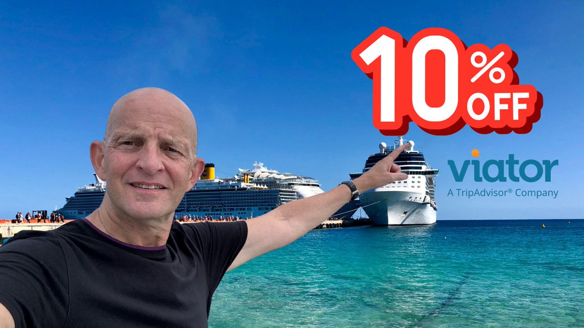OFFER: Get 10% off any Viator excursion or attraction entry by booking before May 16th using the link tipsfortravellers.com/viator and the code "VIATORAFF10" at check out. Plan your cruise or any other tour now and save!