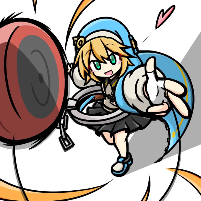 今季アニメでも動き回るブリジットきゅんかわいい #GGSTDR #GuiltyGearFanart
