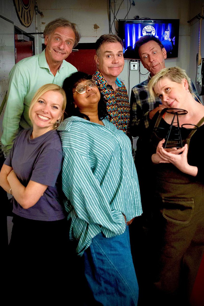 Backstage with The Comedy Store Players ❤️