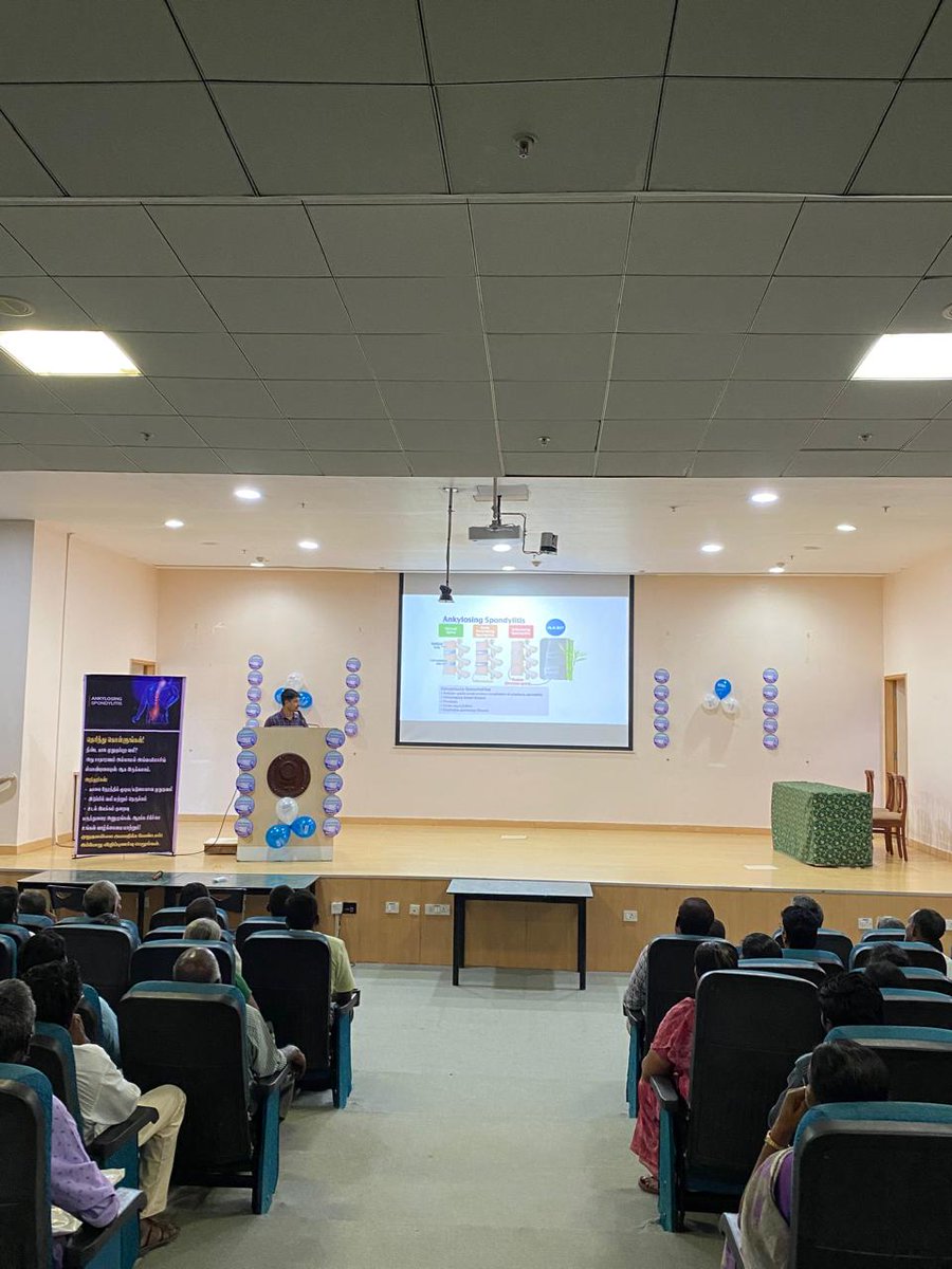 OfficialJipmer's tweet image. On #WorldAnkylosingSpondylitisDay, @JIPMER's Rheumatology Dept held a successful education event with 70+ participants!✅ Early Dx ✅ Physio & DMARDs ✅ Mental health Engaged Q&A & great feedback! Empowered patients = better outcomes. #ASDay2025 #AxSpA #RheumTwitter #JIPMER