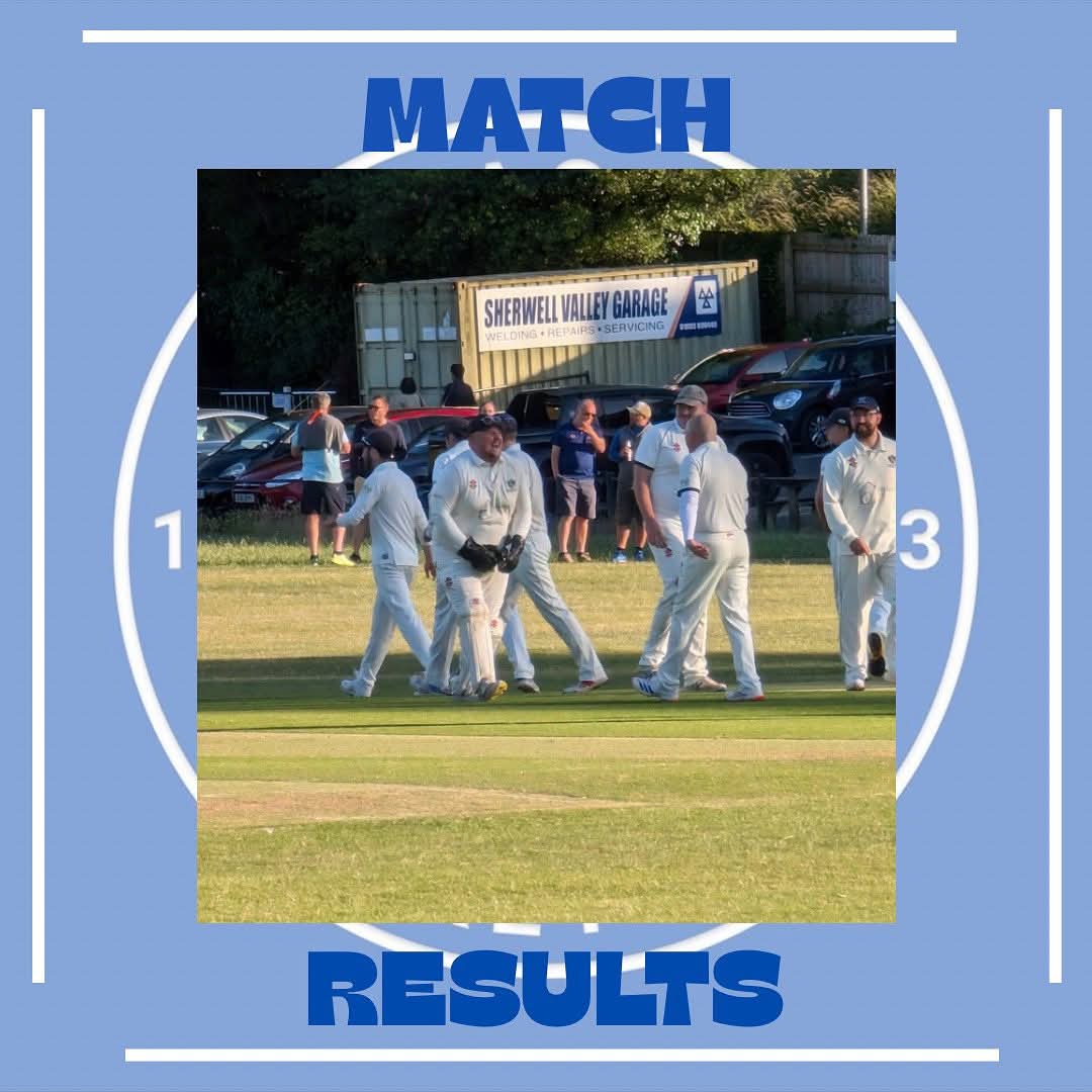 1s lost by 4 wickets
BCC - 125
(M Thompson 29, R Redding 20)

Kenn- 126/6
(B Passmore 3-16)

2s won by 6 wickets 
Ashburton 2s- 183/3
(D Passmore 2-43)

2nds - 184/4
(S Broad 54, P Sutherland 41*)

3s lost by 8 wickets 
3s - 78 AO
(P Lights 34)

Barton 3s - 81/2
(D Stibbs 1-23)