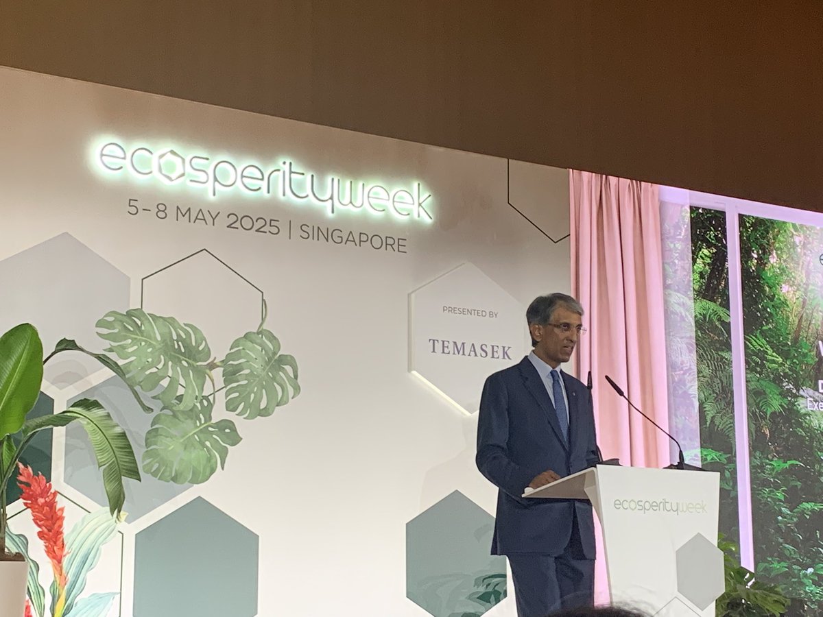IwonaPiorkoEU's tweet photo. This year’s #Ecosperity by @Temasek declares ‘All Systems Go’ for Asia’s Race Towards 2030.
From @BillGates' match of realism and optimism, to Senior Minister Teo Chee Hean call for #ASEAN regional grids and closing of the climate financing gap – the EU is ready to contribute. https://t.co/Fx5Lss9gIm