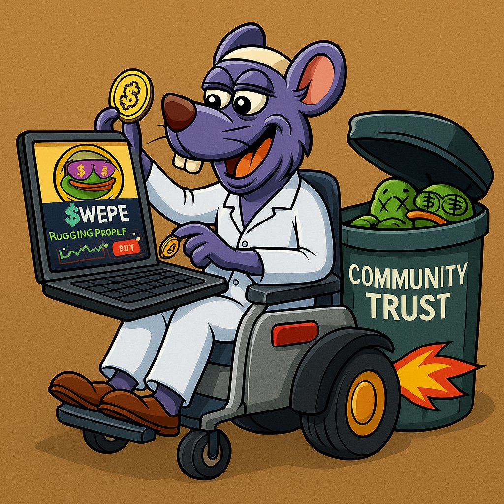 Nibbles (@nibblesbrats) on Twitter photo gm legends
🚨 NIBBLES DID THE MATH.
💻 The wallets don’t lie. The frogs do.
🗑️ “Community Trust”? Straight in the bin.
🐀 <a href="/BRATS_io/">Brotherhood of Rats BRATS Revolution</a> builds. $WEPE rugs.
The Brotherhood sees everything.
The Vault remembers.
🔁 Retweet if you’re done getting rugged
👀 Share #CancelWEPE and gm legends
🚨 NIBBLES DID THE MATH.
💻 The wallets don’t lie. The frogs do.
🗑️ “Community Trust”? Straight in the bin.
🐀 <a href="/BRATS_io/">Brotherhood of Rats BRATS Revolution</a> builds. $WEPE rugs.
The Brotherhood sees everything.
The Vault remembers.
🔁 Retweet if you’re done getting rugged
👀 Share #CancelWEPE and