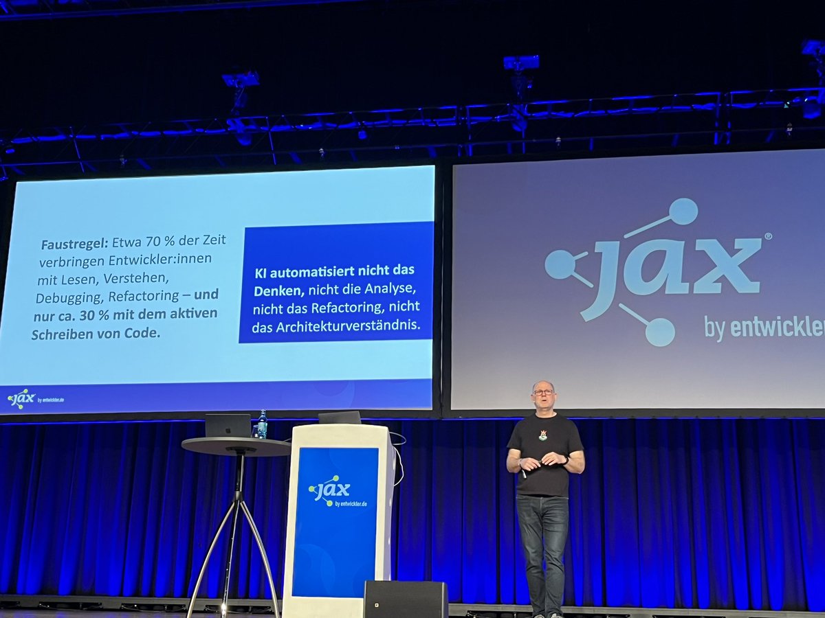 Sebastian Meyen mentioned the AI driven development at the JAX conference 2025 in Mainz Germany <a href="/jaxcon/">W-JAX</a>