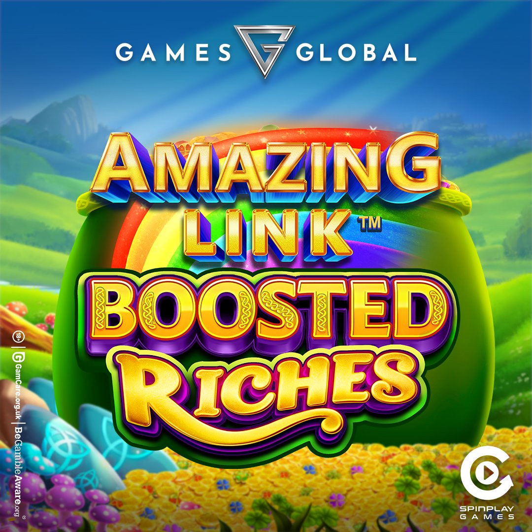 🍀 Amazing Link™ Boosted Riches by SpinPlay Games brings fresh energy to a beloved series! 🌈

Now live exclusively via Games Global.

🔗 Learn more: gamesglobal.com/Media/From_Hon…

🔞 | gamcare.org.uk | begambleaware.org