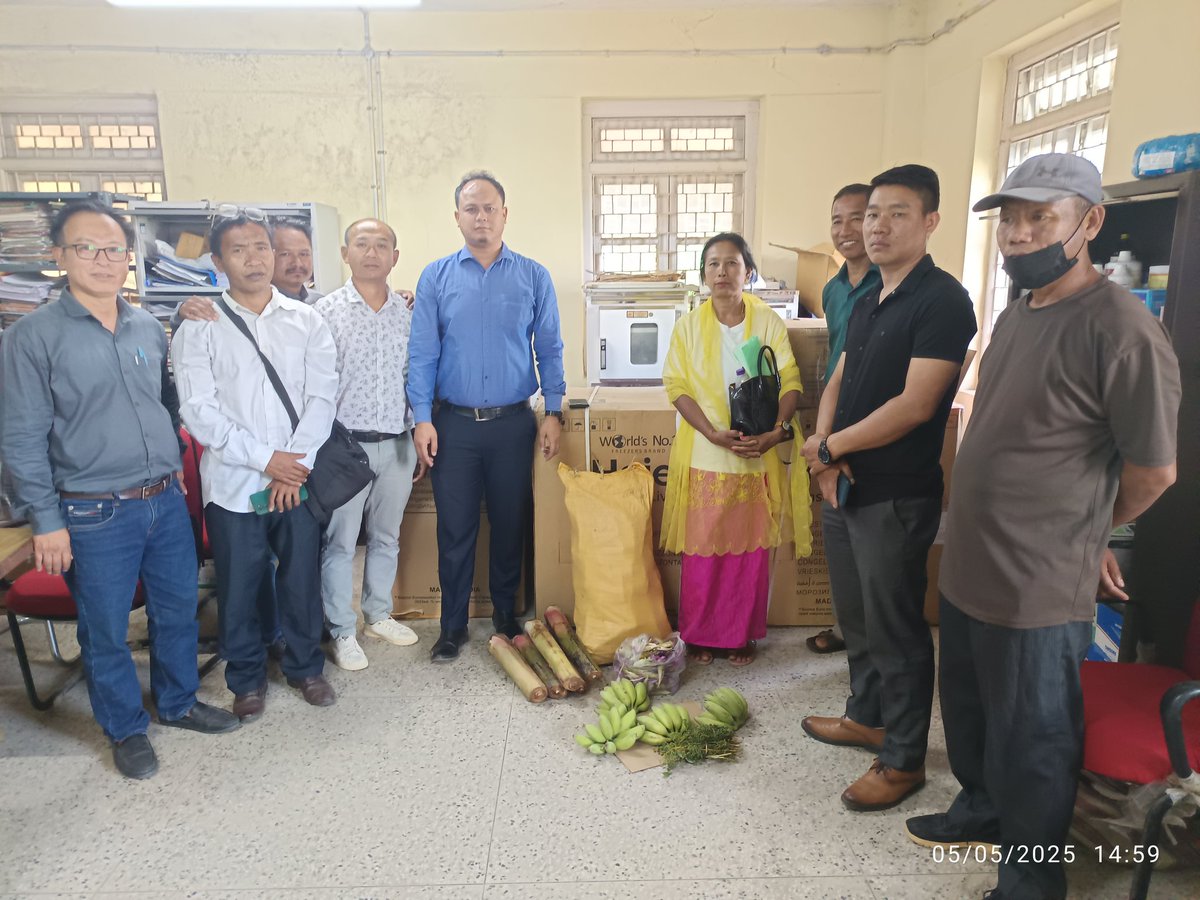 NNepoleanShaiza's tweet photo. #Kamjong dist.level Federation of #LAMPS Limited visited for Consultation :
1-Directorate of Fisheries for technical support &amp; others
2-ICM for training support &amp; others
3-CAU for technical support &amp; others
#ministryofcooperation 
#Cooperationamongcooperatives https://t.co/Pjs4nnWDl2