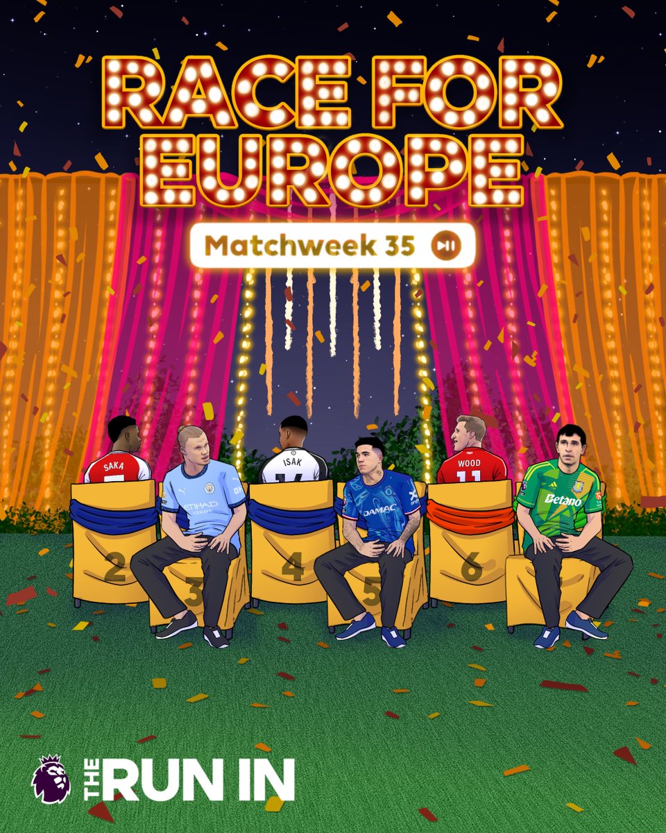 PLforIndia's tweet image. Three match weeks left to decide the race for Europe ⏳

#TheRunIn